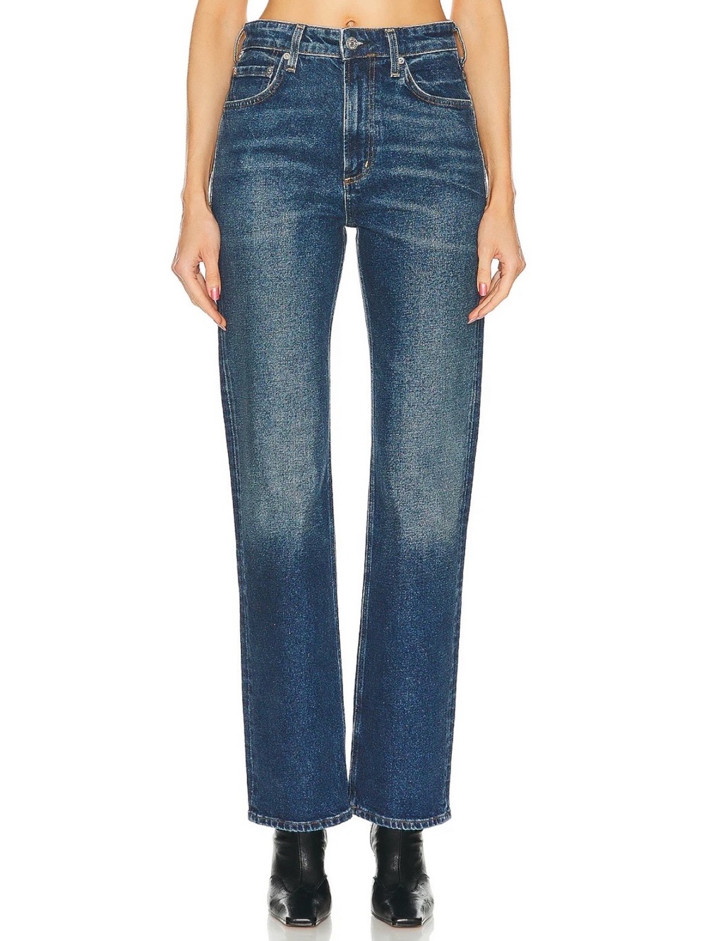 Citizens of Humanity Zurie Straight Leg Jeans in Garnish